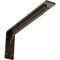 Ekena Millwork Embrey Steel Bracket, Antiqued Brass 2"W x 16"D x 6 1/2"H BKTM02X16X06EBABS - alternate 1